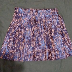 DONATING 5 for $25 Blue cream metallic skirt
